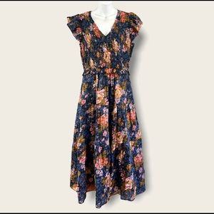 Sea gorgeous floral maxi dress